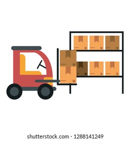 Cargo vehicle and warehouse
