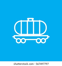 cargo wagon icon illustration isolated vector sign symbol