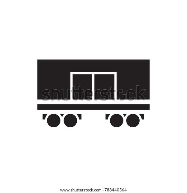 cargo\
wagon icon illustration isolated vector sign\
symbol