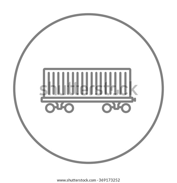 Cargo wagon line\
icon.