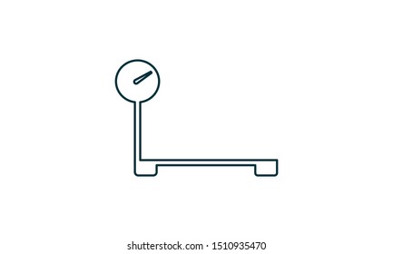 
Cargo Weigh icon vector illustration used for website.