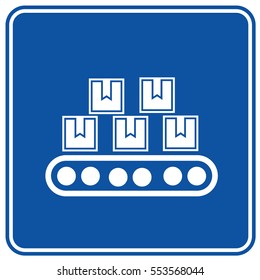Cargo,box icon design,clean vector