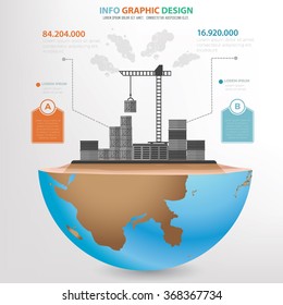 Cargo,Industry concept design,info graphic,clean vector