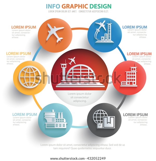 Cargo,logistic info graphic design on\
clean\
background,vector