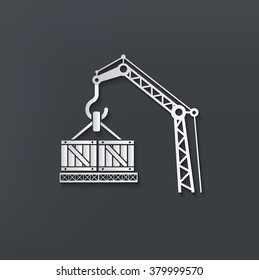 Cargo,shipping Industry design on clean background,vector