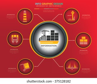 
Cargo,shipping,logistic Infographics Design,clean vector