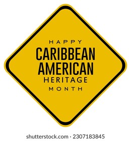 caribbean american heritage month background template