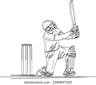 Caribbean Cricket Vibes: Batsman Silhouette in Action Vector, Cricket Batting Power: West Indies Style Silhouette Vector, West Indies Cricket Flair: Dynamic Batsman Vector Illustration