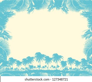 Caribbean Island Vector Art