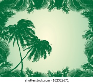 caribbean island vector art