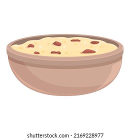 Caribbean Soup Icon Cartoon Vector. Food Plate. Cuban Dish