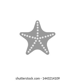 Caribbean Starfish icon vector. Filled flat Starfish symbol.