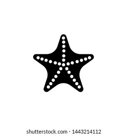 Caribbean Starfish icon vector. Filled flat Starfish symbol.