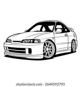 Ilustração do vetor do carro da caricatura
Camadas separadas, fáceis de editar em seu software compatível com vetores.