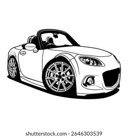 Caricature Car Vector Illustration
Separated layers, easy to edit in your vector supported software.
