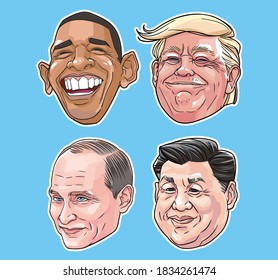 Caricature Leaders Of The World