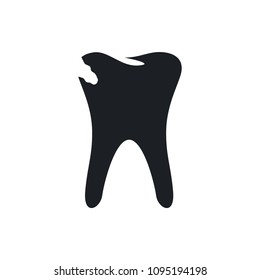 caries vector icon