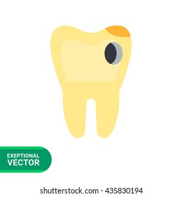 Caries Vector Icon