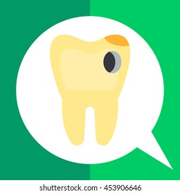 Caries Vector Icon