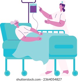 Caring Elderly Patient Hospital Medical Center 