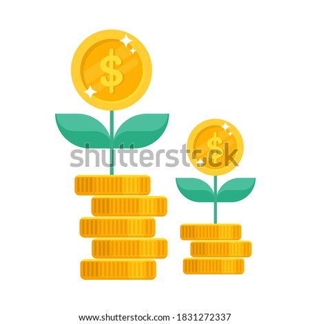 Caring for a financial tree that grows and yields dollar bills. Investment idea