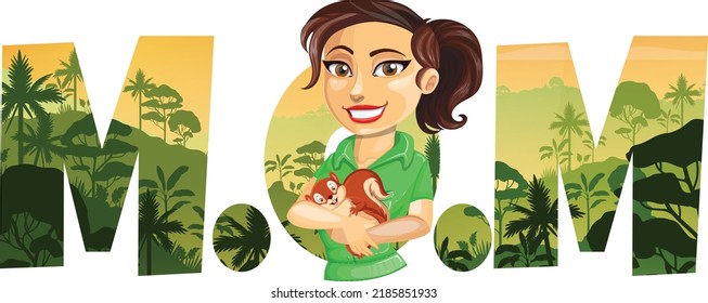 Caring the nature like a mom
