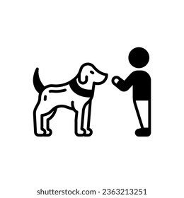 Caring Pet icon in vector. Illustration