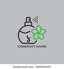 Diseño de logotipo moderno carismático, mejor diseño de logotipo de empresa de perfumes.
