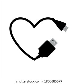 carjer cable logo design vector illustration