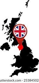 Carlisle city pin map location