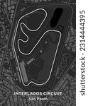 The Autódromo José Carlos Pace, better known as Interlagos, is a 4.309 km (2.677 mi) motorsport circuit located in the city of São Paulo, Brazil 
