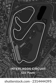 The Autódromo José Carlos Pace, better known as Interlagos, is a 4.309 km (2.677 mi) motorsport circuit located in the city of São Paulo, Brazil 