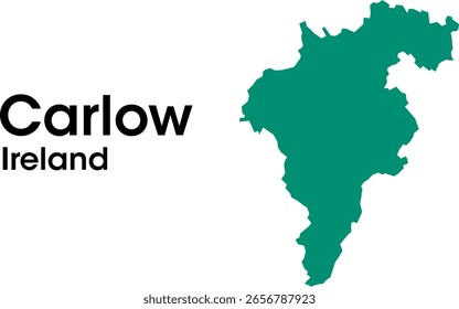 karge irland karte in vektoren