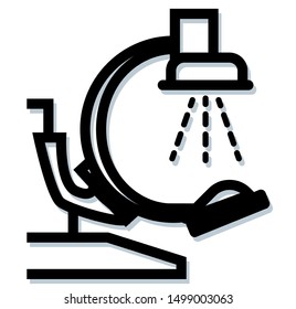 C-Arm Medical Scanner - Icon as EPS 10 File