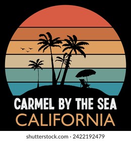 Carmel By The Sea T Shirt Design