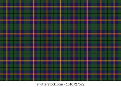 Carmichael Tartan. Seamless rectangle pattern for fabric, kilts, skirts, plaids