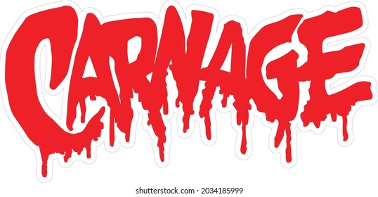 Carnage Logo Vector High Resolution