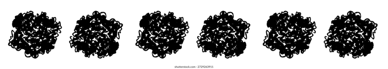 Ilustración vectorial del divisor de la fila de la flor del clavel