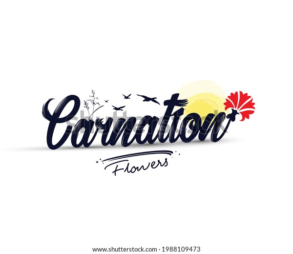 carnation flowers logo. (It is probably\
native to the Mediterranean region but its exact range is unknown\
due to extensive cultivation for the last 2,000\
years)