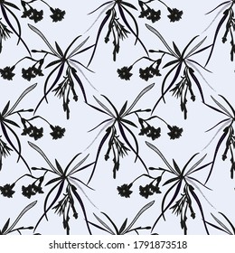 Flores de clavel.Vector. Imagen de fondo blanco y colorido.