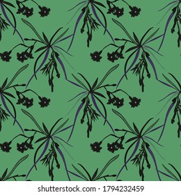 Flores de clavel.Vector. Imagen de fondo blanco y colorido.