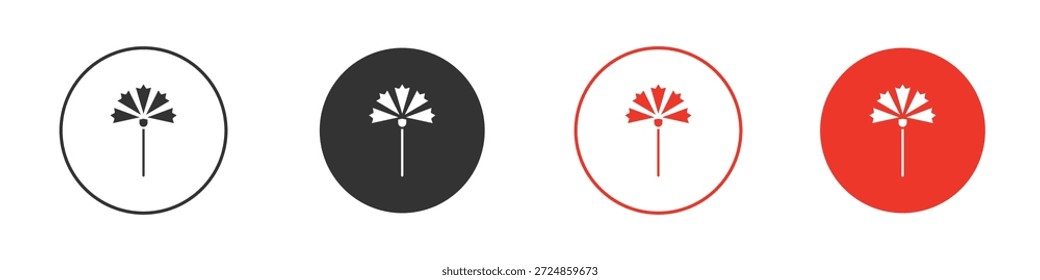Símbolo de ícone de cravo. Design simples e plano para aplicativos móveis ou da Web. Logotipo de ilustração Vetor mínimo.