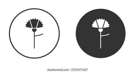 Nelkensymbol. Für Ihr Design, Logo. Vektorgrafiken.