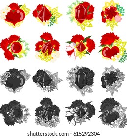 The carnation jewels