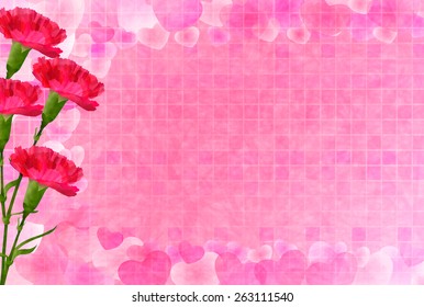  Carnation Mother's Day background