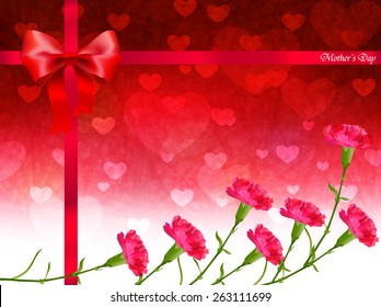 Carnation Mother's Day background