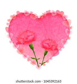 Carnation Mother's Day Flower Icon