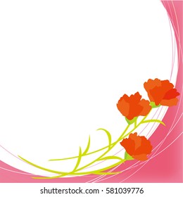 Carnation on Mother's Day