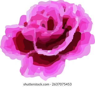 carnation red and blooming  design27