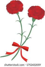 Carnation (red)
Present for Mother's Day